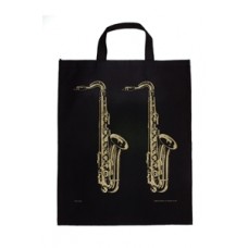 XL Tote Bag Sax Black & Gold